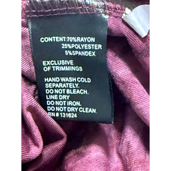 Caleesa Multi-Colored Abstract Batik Tunic, Size M - Picture 6 of 6